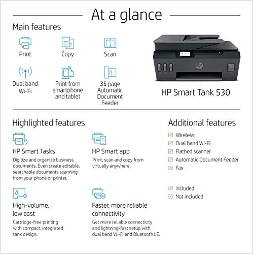 HP Smart Tank 530 All-in-One Printer | Goitmart