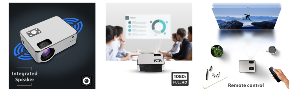 Zebronics Projector ZEB-LP2800 HD 