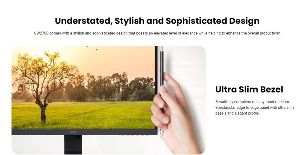 BenQ Home Monitors GW2780 | 27" 1080p Eye-Care IPS Monitor