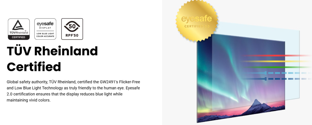 Buy BenQ LED Monitor GW2491 23.8" FHD 100Hz